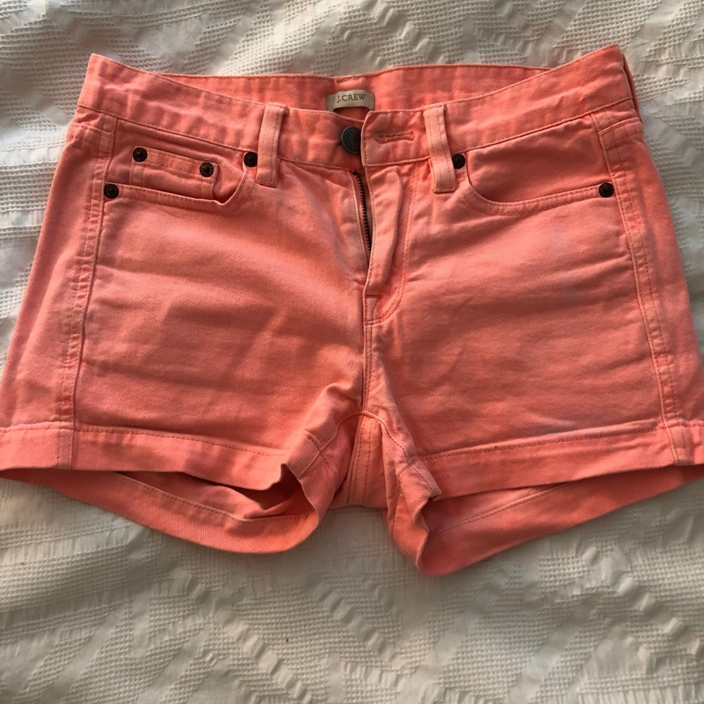 J. Crew Shorts in Peachy-Orange